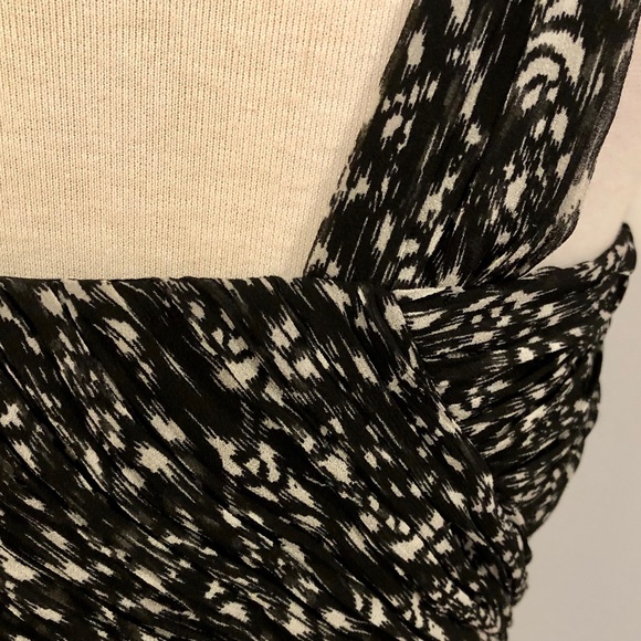 Armani Exchange Black/White Sweetheart Peplum Top - Picture 13 of 15